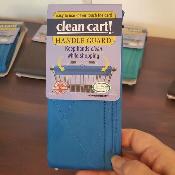 Set of 6 Clean Cart Washable Shopping Cart Covers Handle Guards - Picture 1 of 5